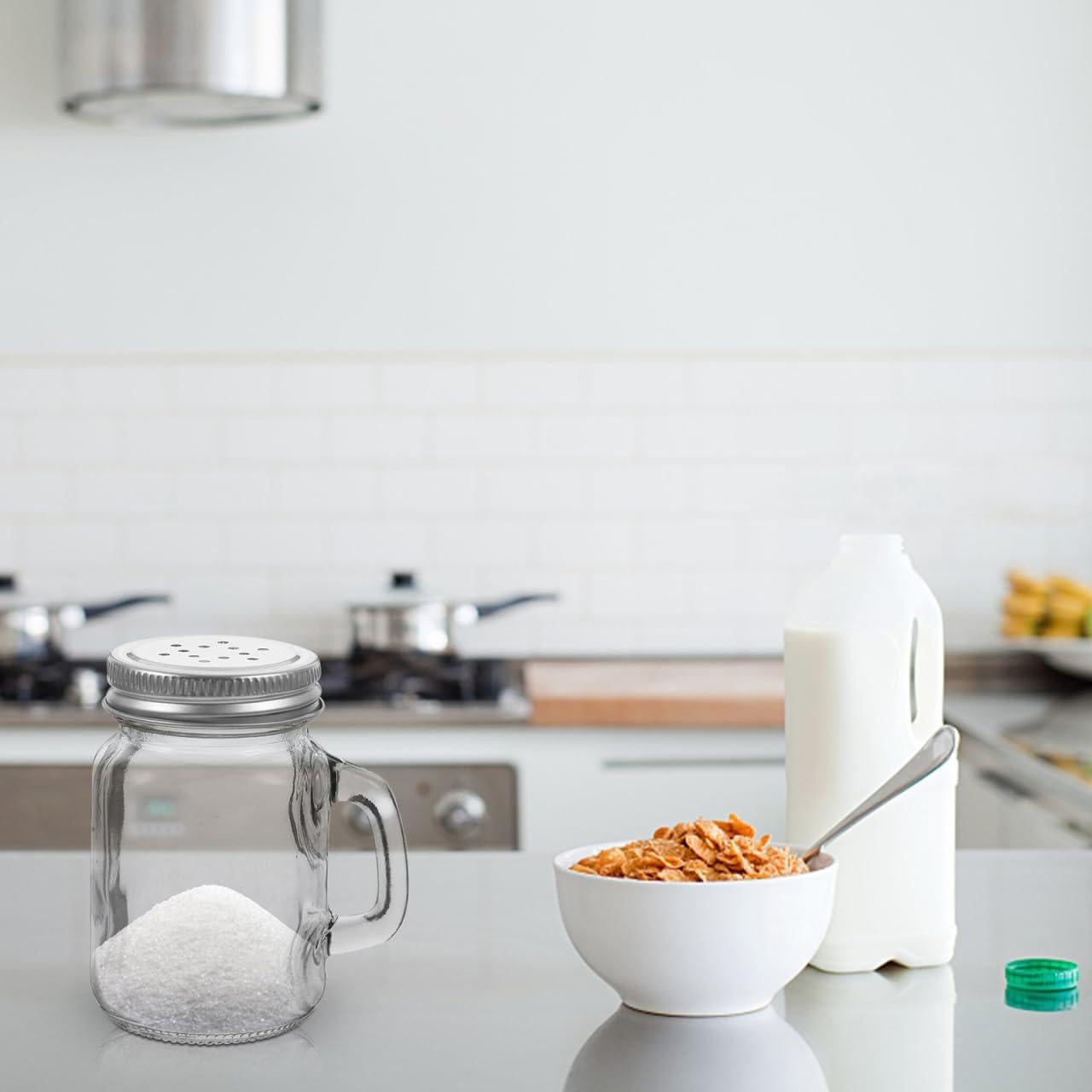 Tarros de Vidrio Vintage Zerodeko 120ml con Tapa de Aluminio