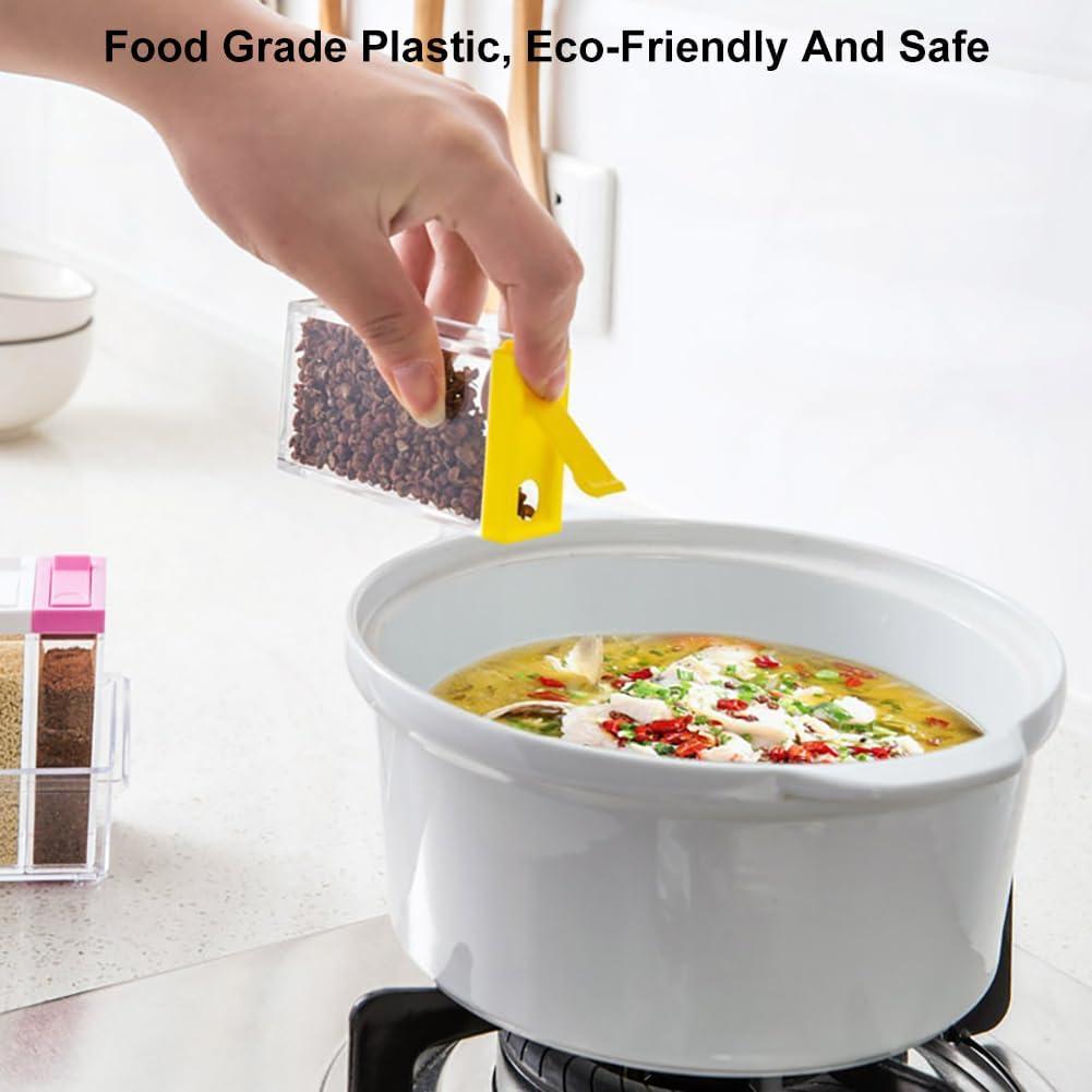 Set de 12 Tarros de Especias Anberky con Bandeja y Tapa