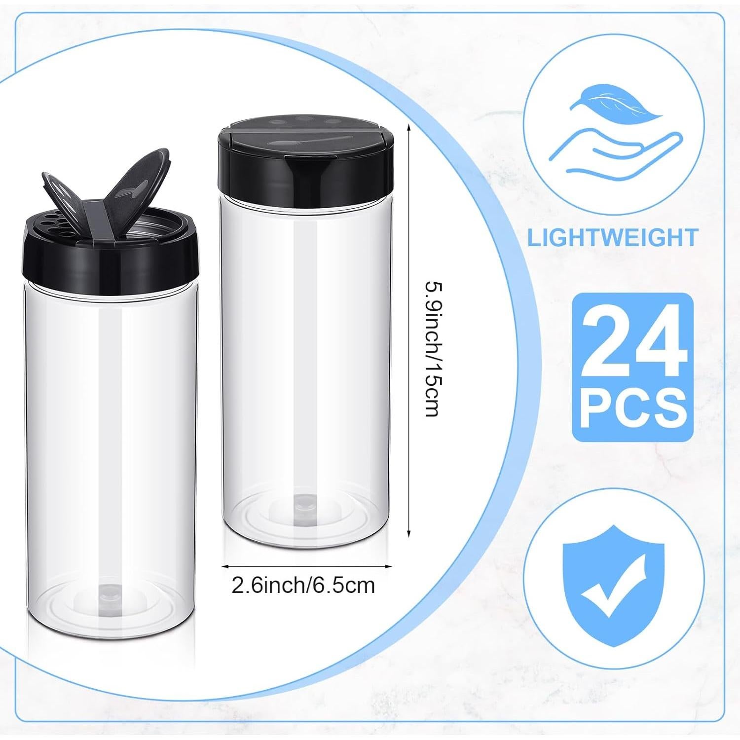 Contenedores de Especias Zhehao 24 Piezas 473 ml Plástico