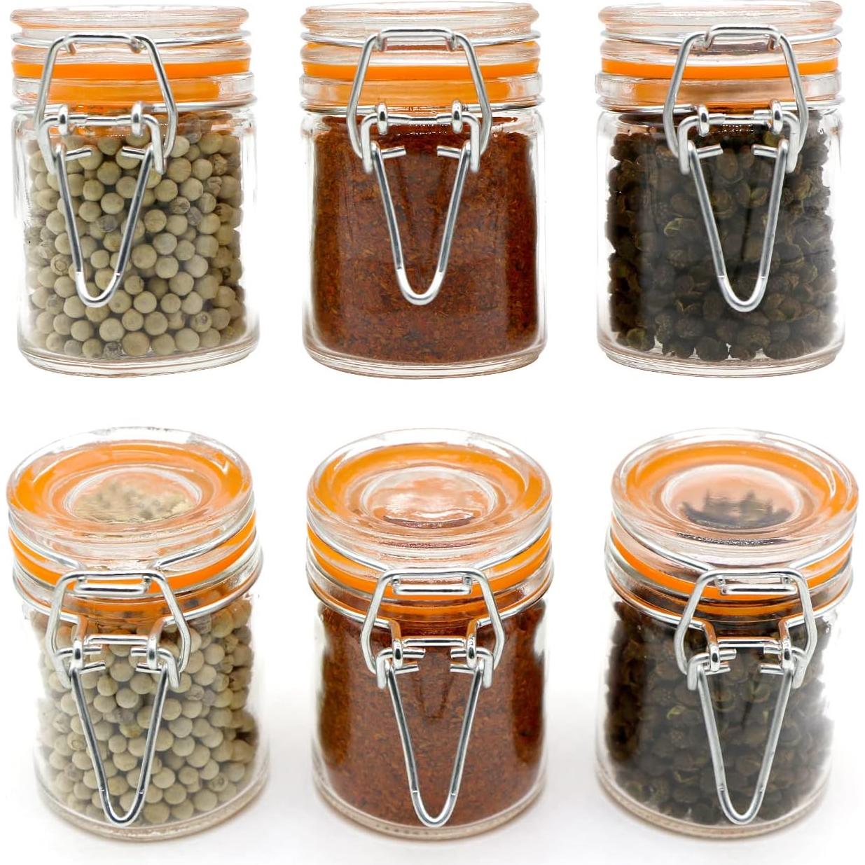Frascos de vidrio para especias Homelike Style 50ml - 24 unidades