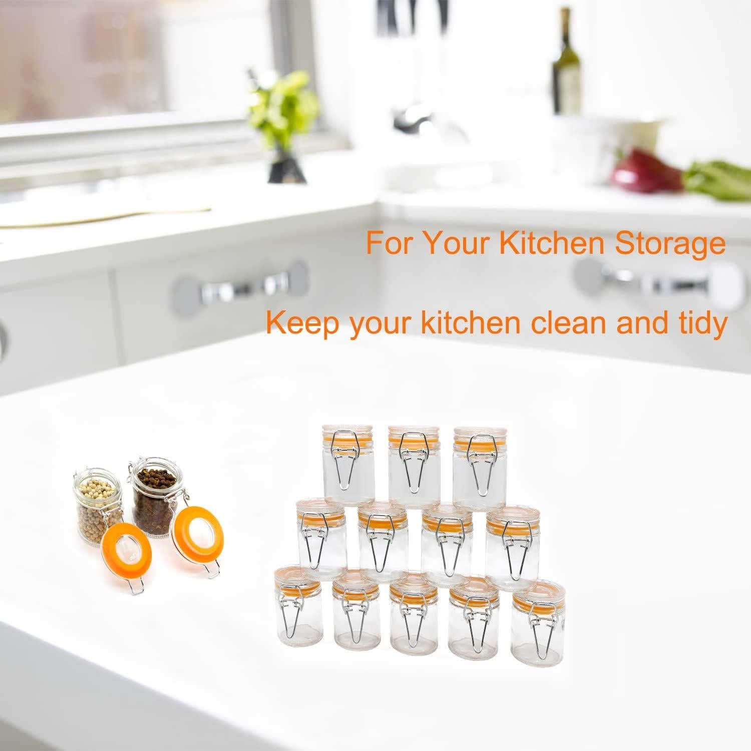 Frascos de vidrio para especias Homelike Style 50ml - 24 unidades