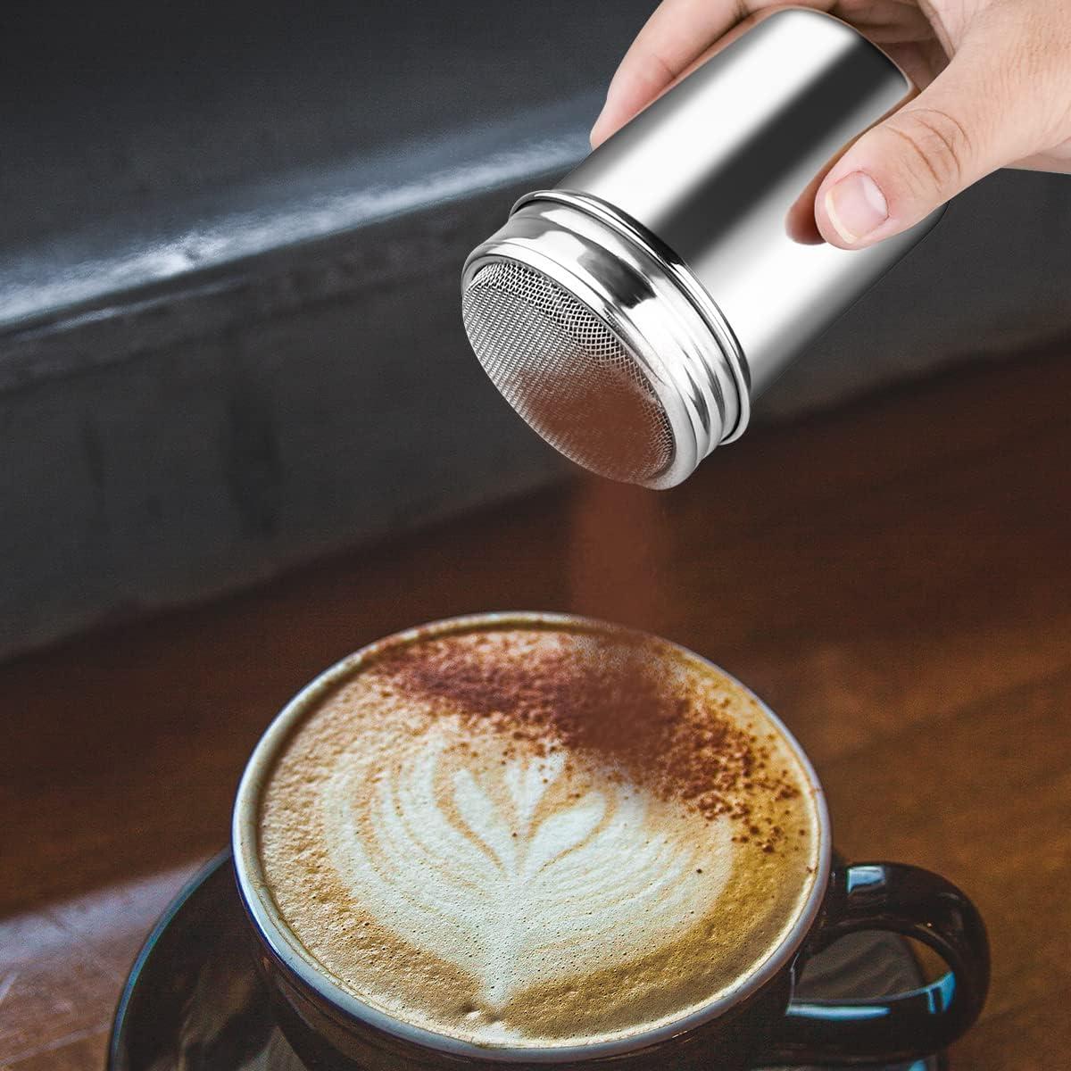 Tamiz de Azúcar en Polvo Yuntop de Acero Inoxidable 170g