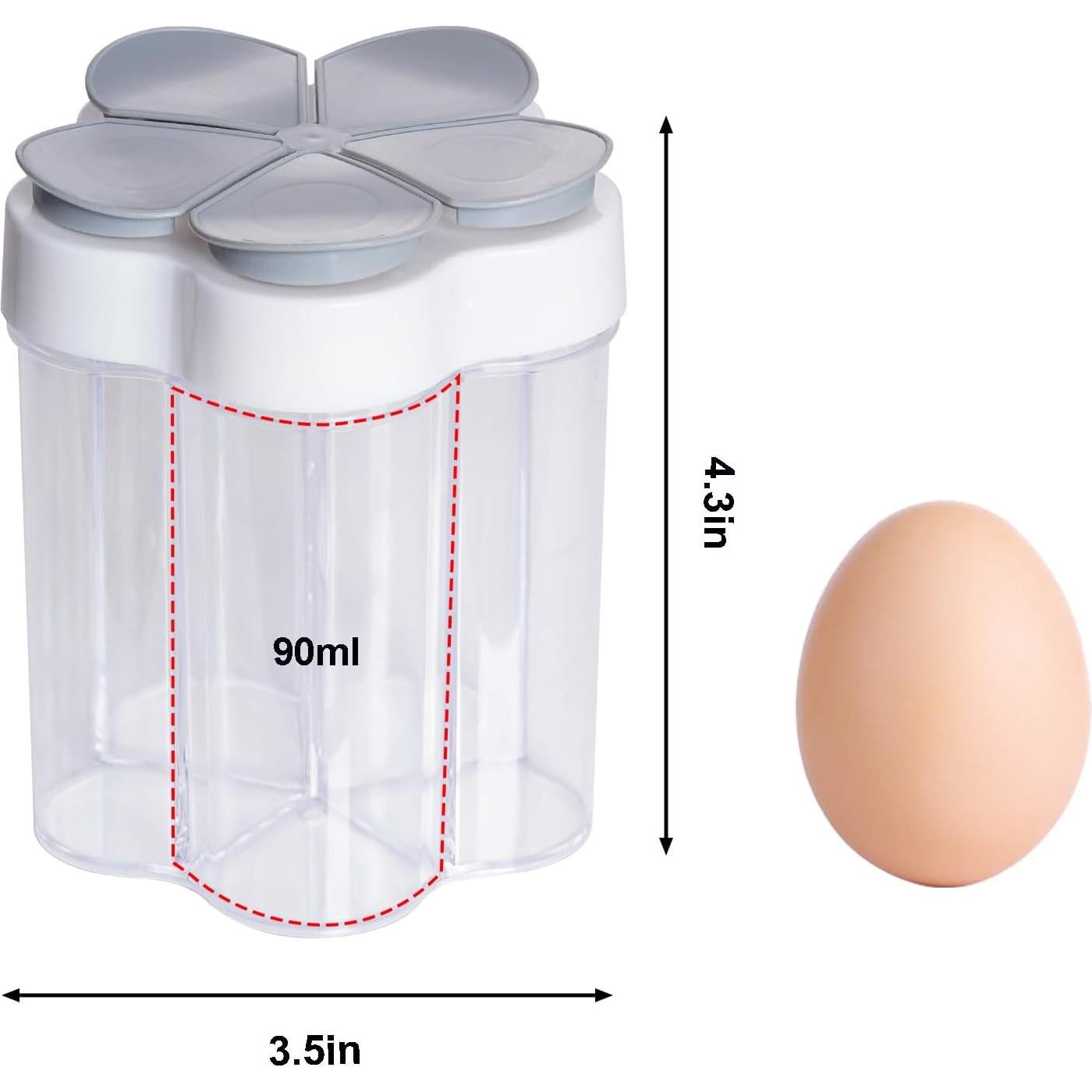 Contenedor de Especias 5 en 1 Miayon Gris para Cocina