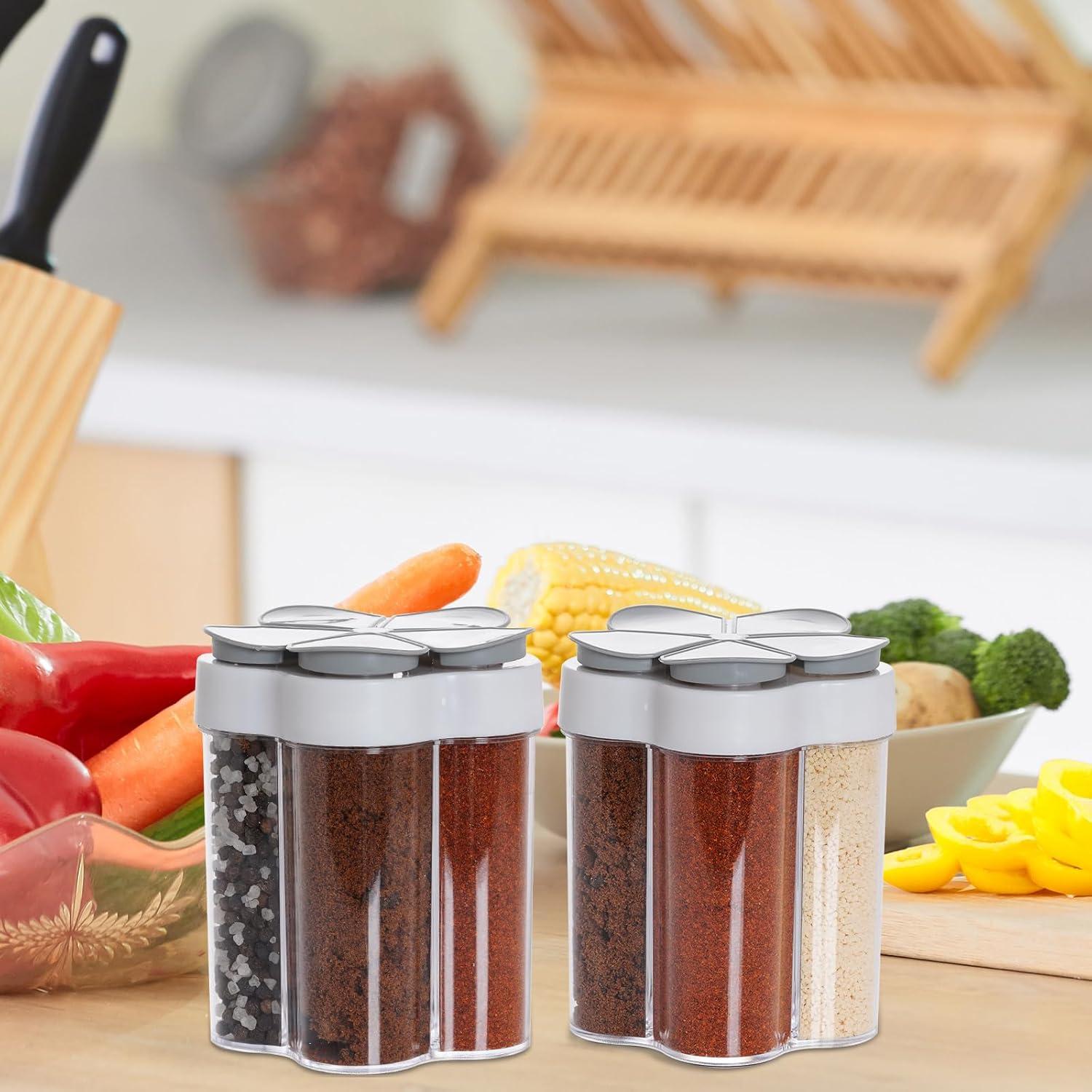 Contenedor de Especias 5 en 1 Miayon Gris para Cocina