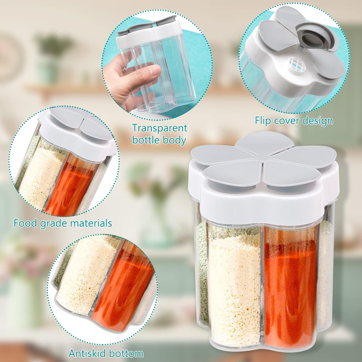 Tarros de Especias 5 en 1 Inheming - 2 Piezas para Camping