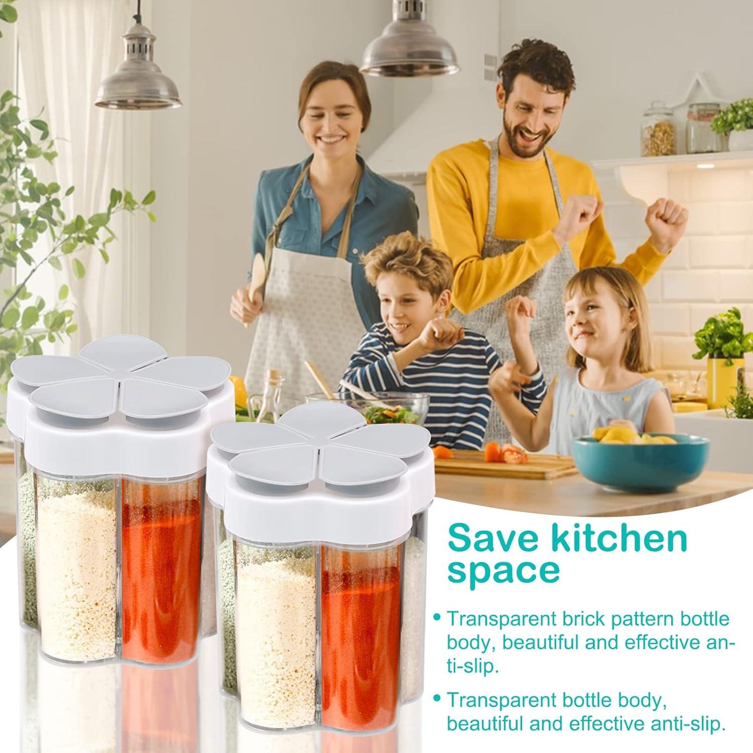 Tarros de Especias 5 en 1 Inheming - 2 Piezas para Camping