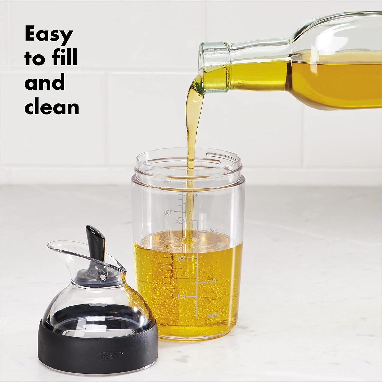 Agitador de Aderezo para Ensaladas OXO Good Grips 0.24L Negro