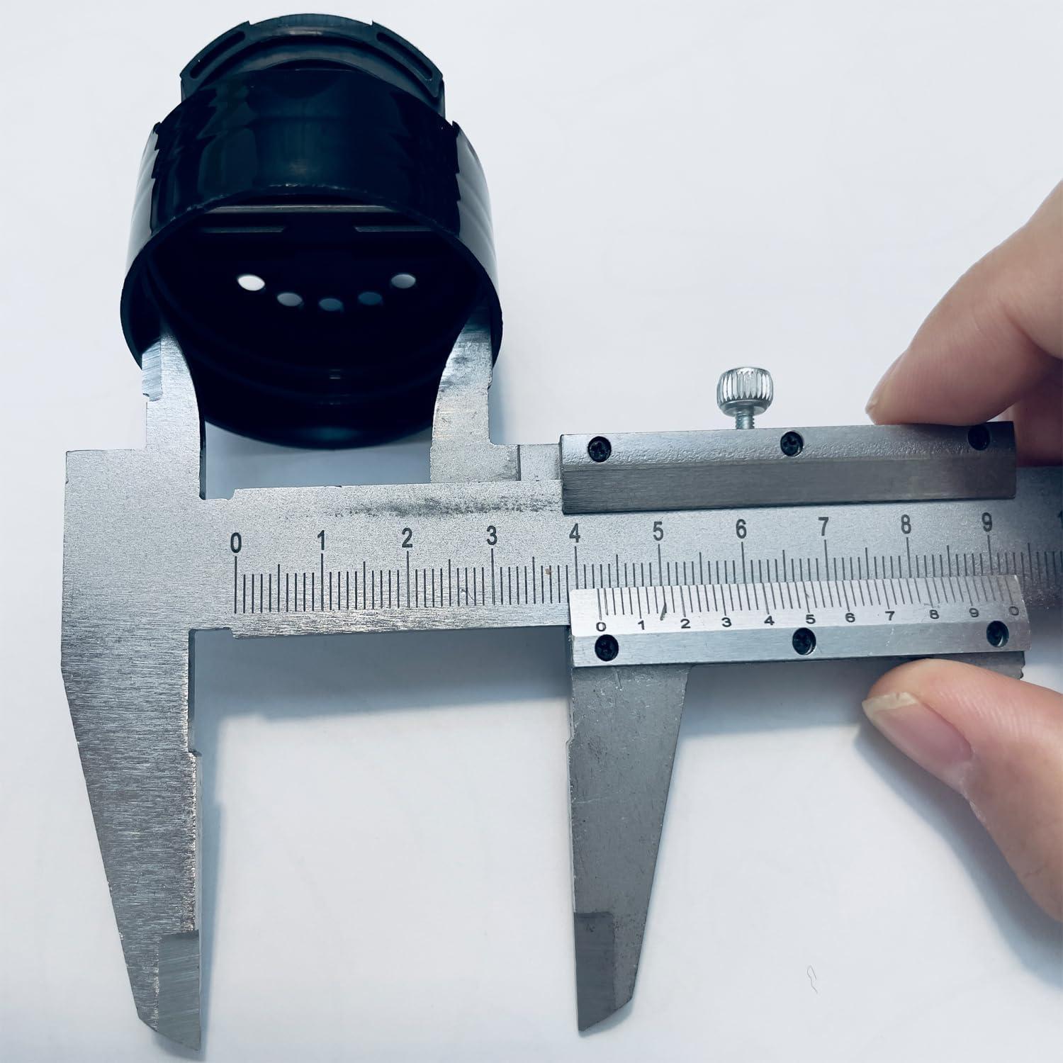 Paquete de 10 tapas de frascos de especias UtySty 42mm