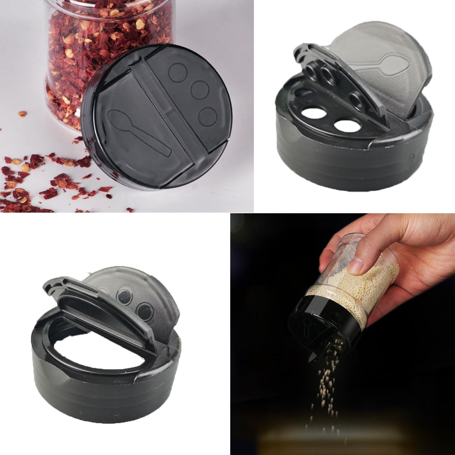 Paquete de 10 tapas de frascos de especias UtySty 42mm