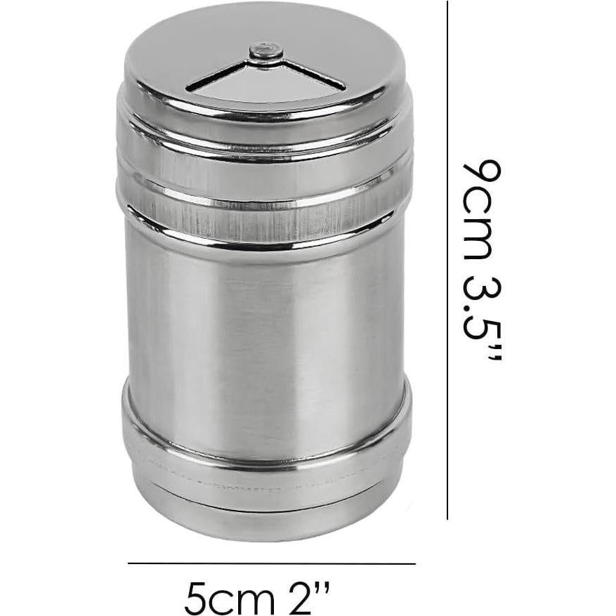 Tarros de Sazonadores SHIDOW 4 Pcs Acero Inoxidable Plata