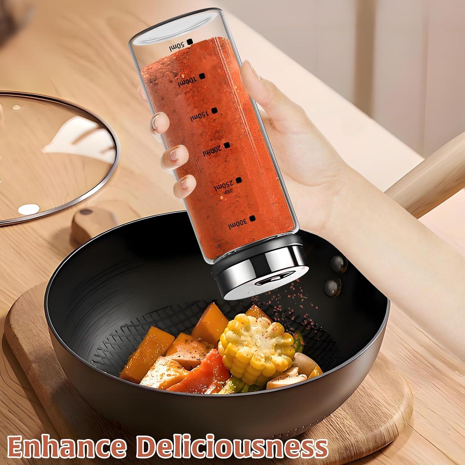 Set 2 Saleros y Pimenteros HINGTAI de Vidrio 420g