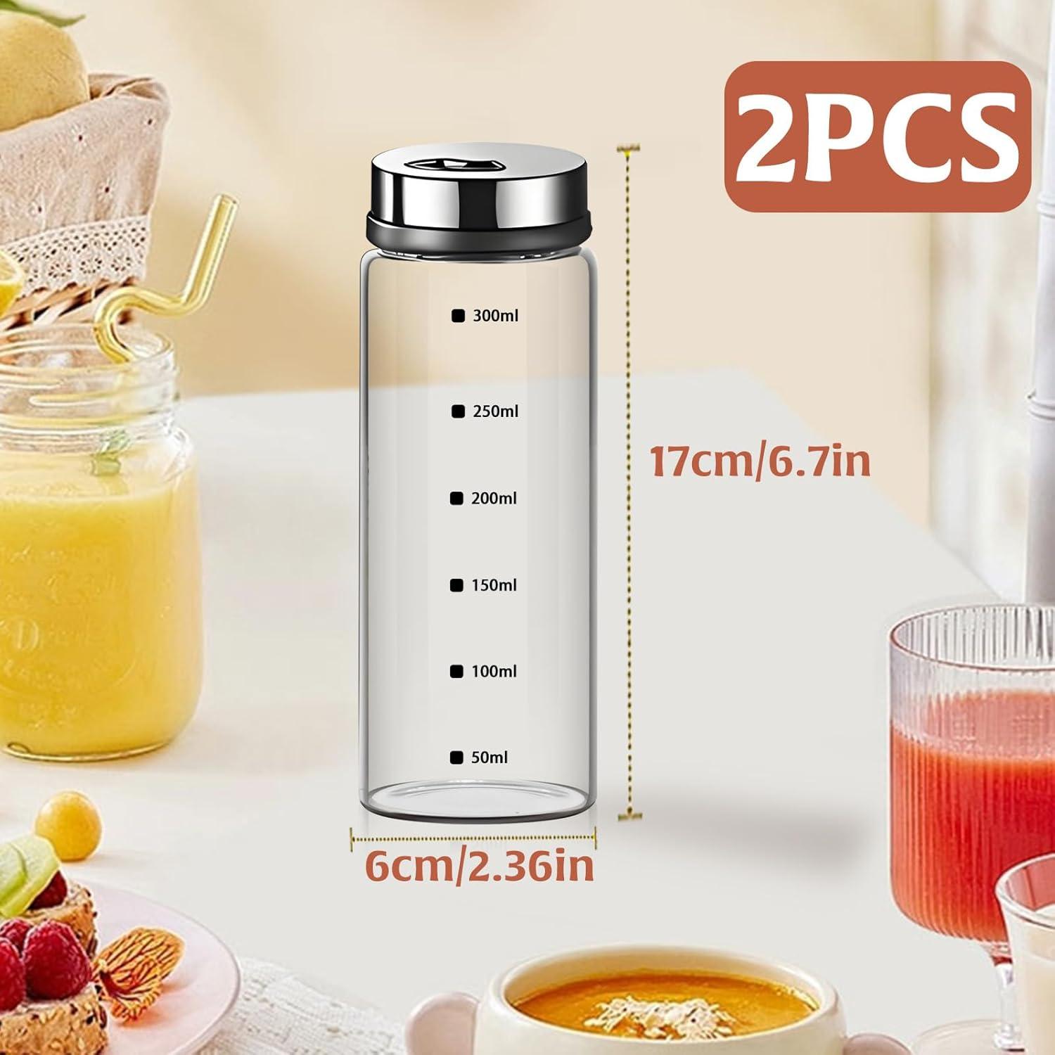 Set 2 Saleros y Pimenteros HINGTAI de Vidrio 420g