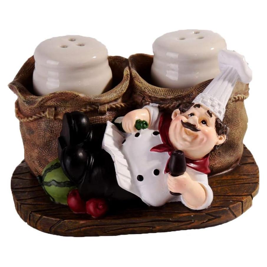 Set de Botellas de Especias Chef SMANTA - Vidrio y Resina 75ml