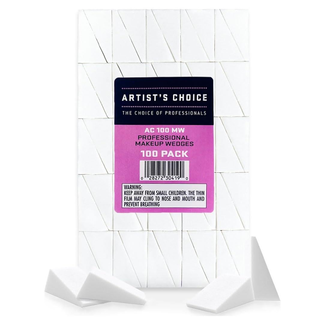 Esponjas Mini Aplicadoras de Maquillaje Artist's Choice 100 Unidades