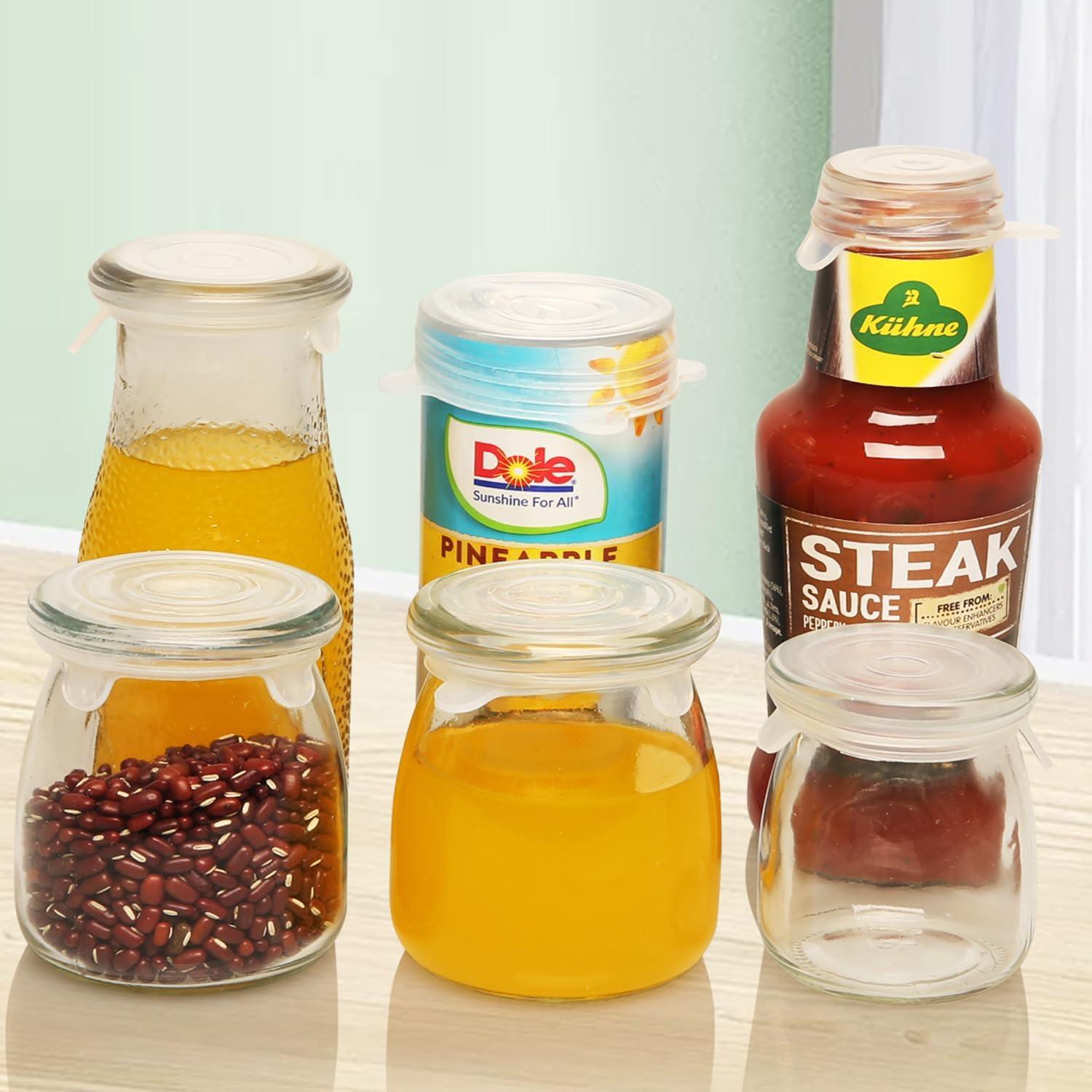 Tapa de Silicona Estirable Walgett - 6 Piezas, 3 Tamaños