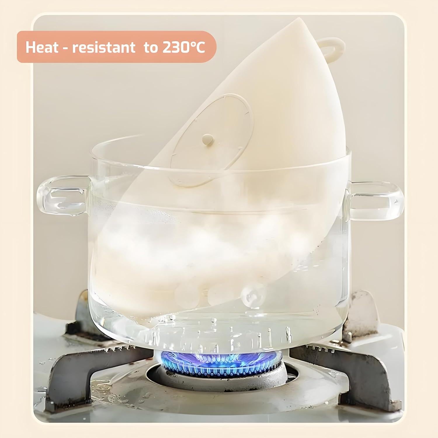 Juego de 6 Tapas de Silicona Reutilizables Wotrip - Multicolor