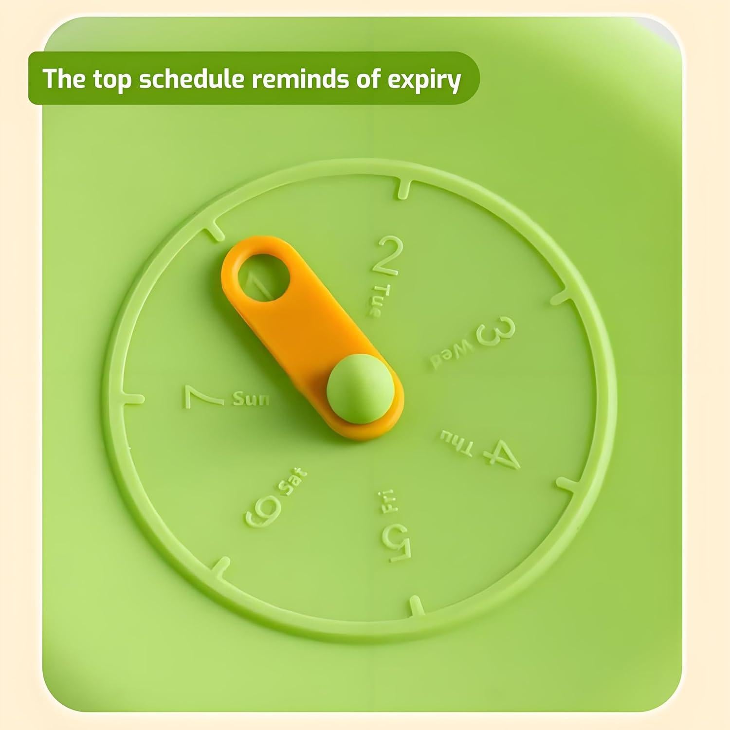 Juego de 6 Tapas de Silicona Reutilizables Wotrip - Multicolor