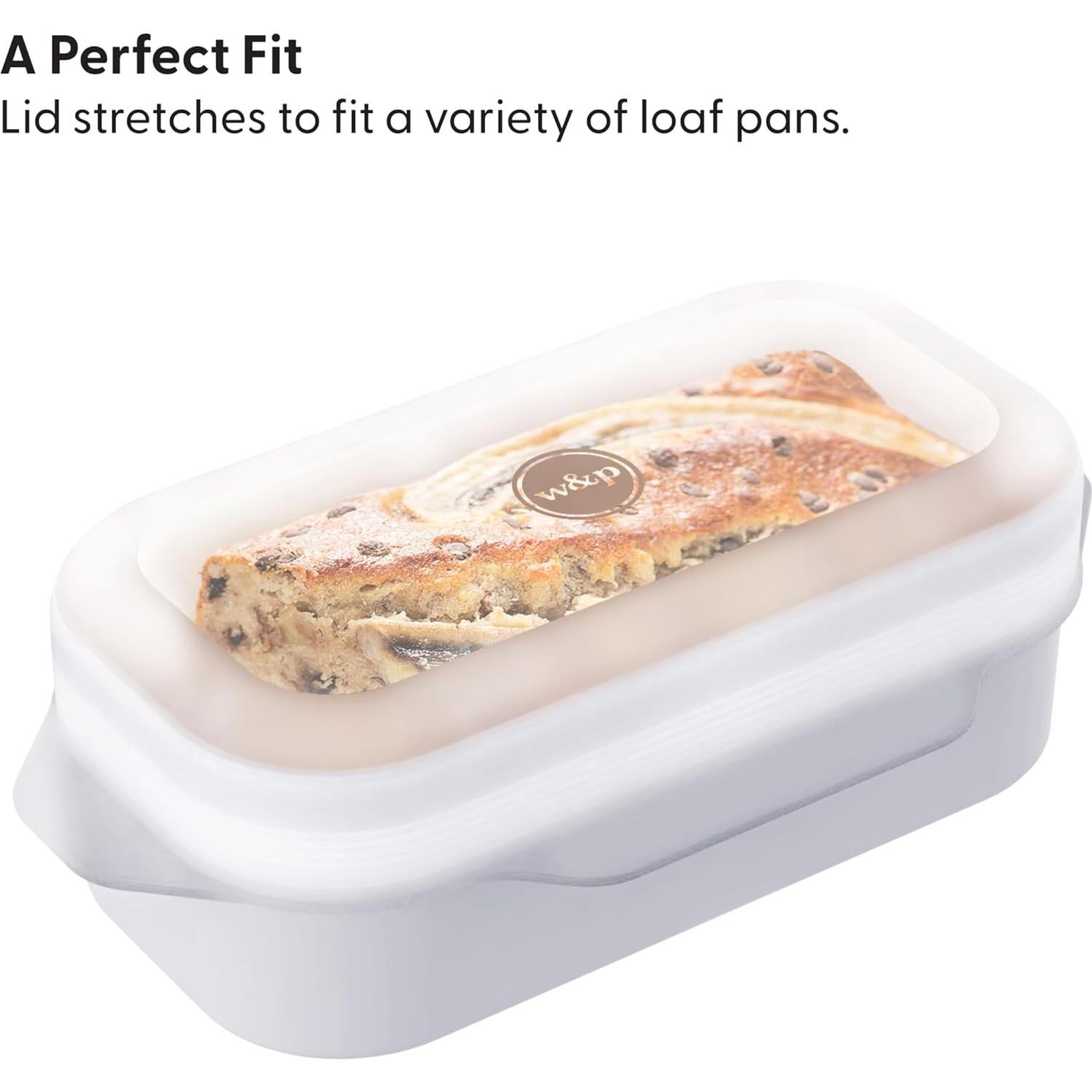 Tapa de Silicona Reutilizable W&P 5x9" Juego de 2 A Prueba de Fugas