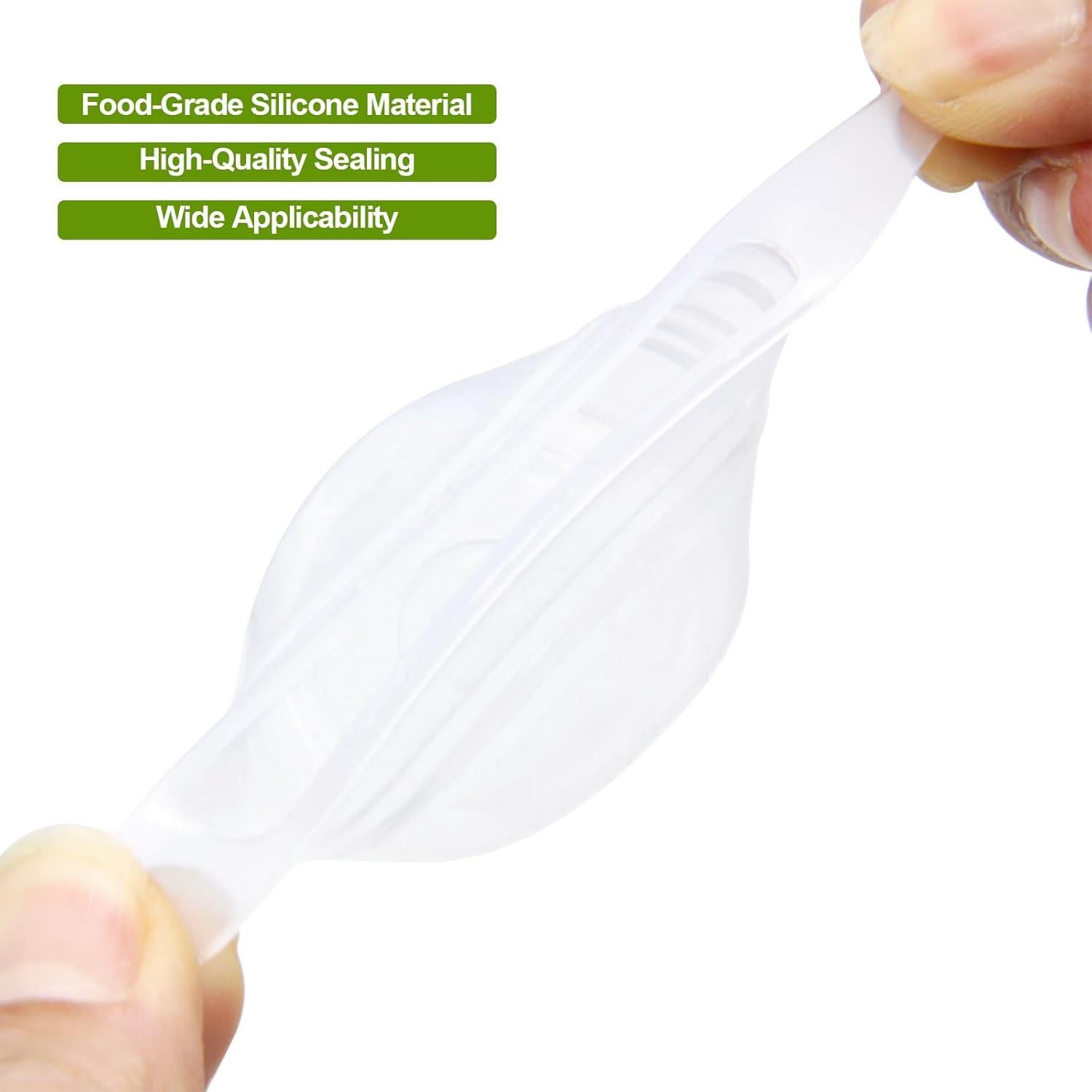 Tapas de Silicona Estirables MingQiEven - 12 Piezas, 4 Tamaños