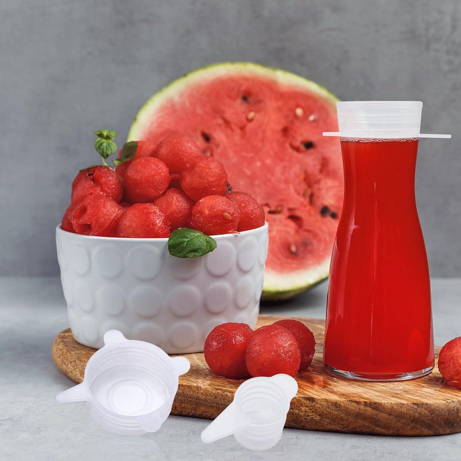 Tapas de Silicona Estirables MingQiEven - 12 Piezas, 4 Tamaños