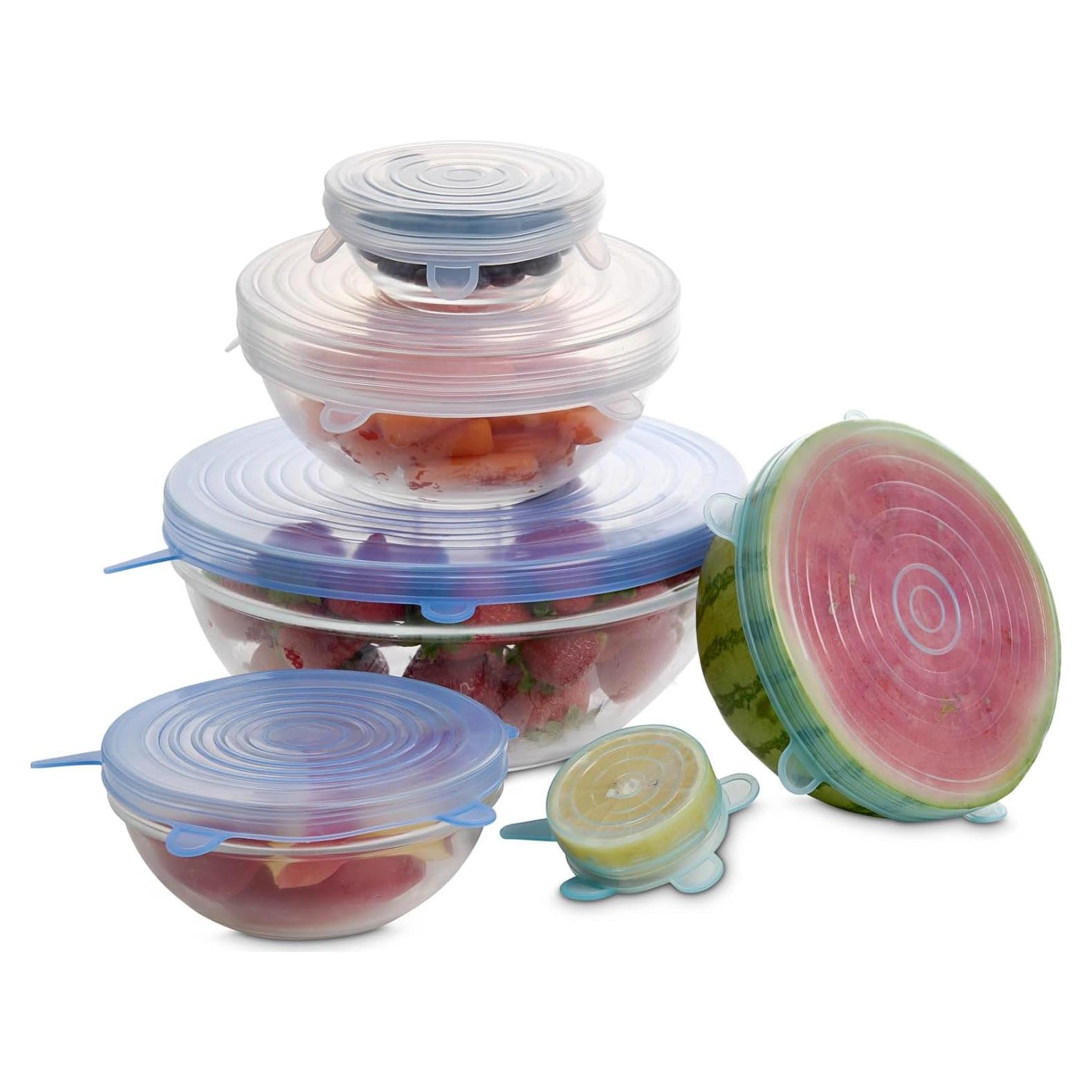 Juego de 13 Tapas de Silicona Reutilizables HIC Kitchen