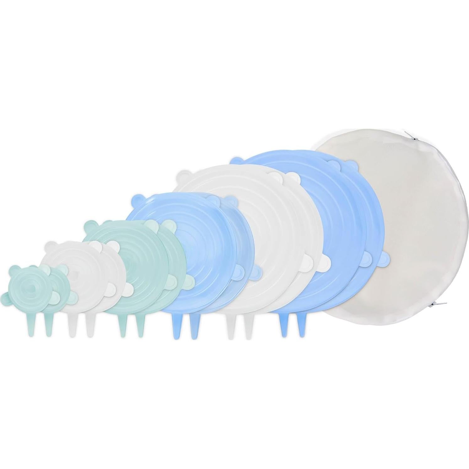 Juego de 13 Tapas de Silicona Reutilizables HIC Kitchen