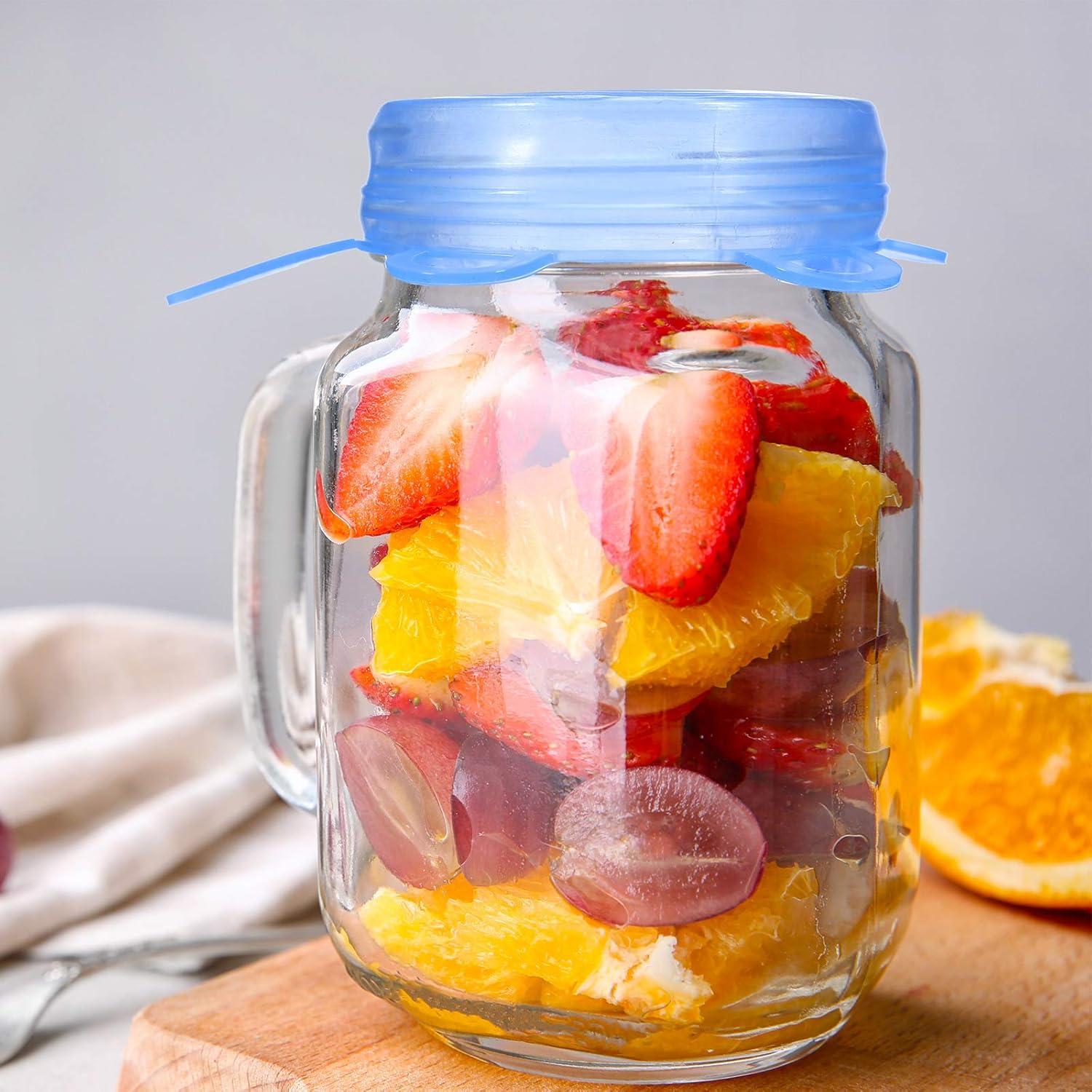 Patelai 24 Piezas Tapas de Silicona Estirables para Alimentos