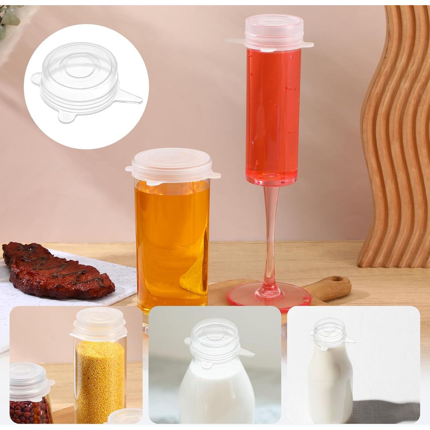 10 Tapas de Silicona Neyauo Estirables 5 cm Reutilizables