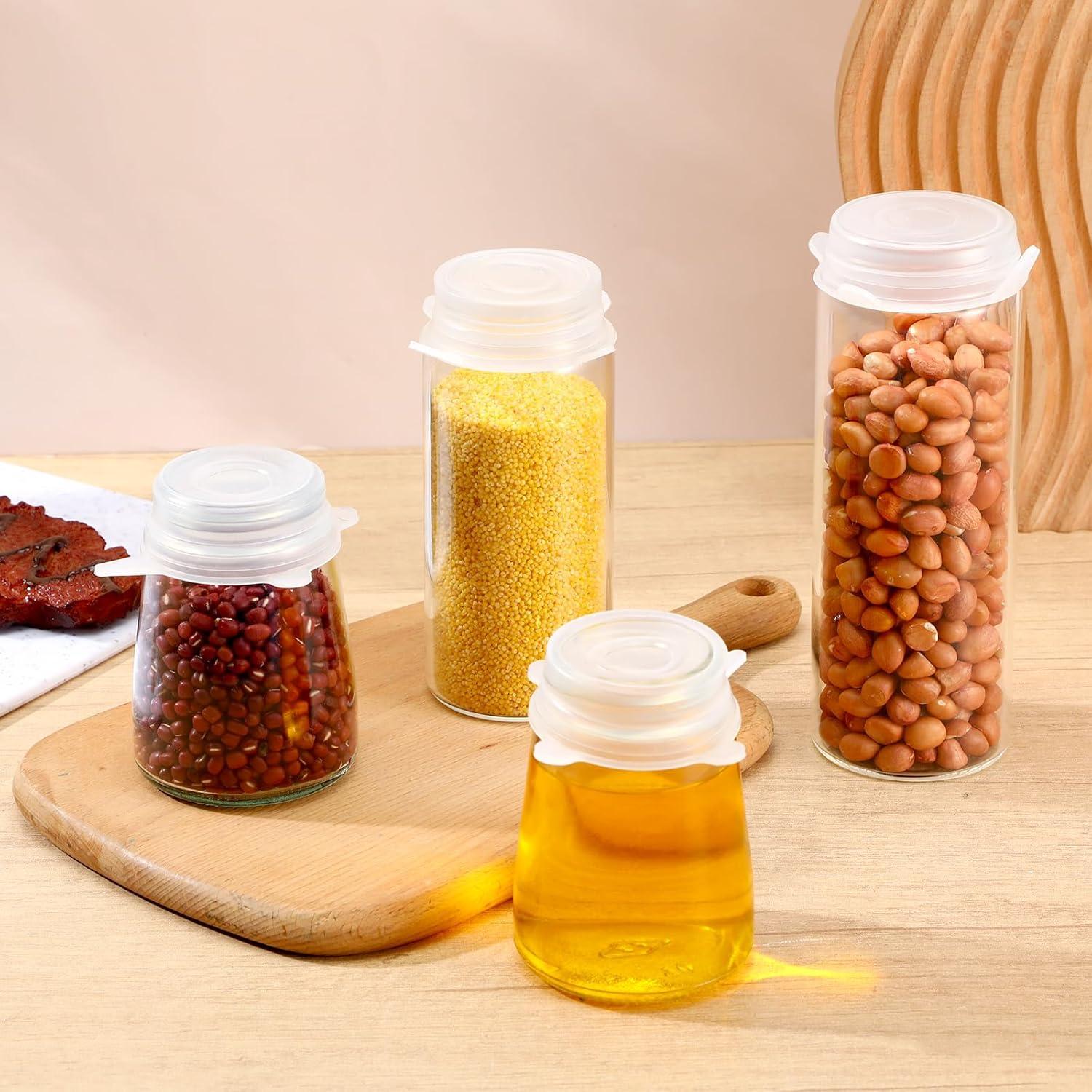 10 Tapas de Silicona Neyauo Estirables 5 cm Reutilizables