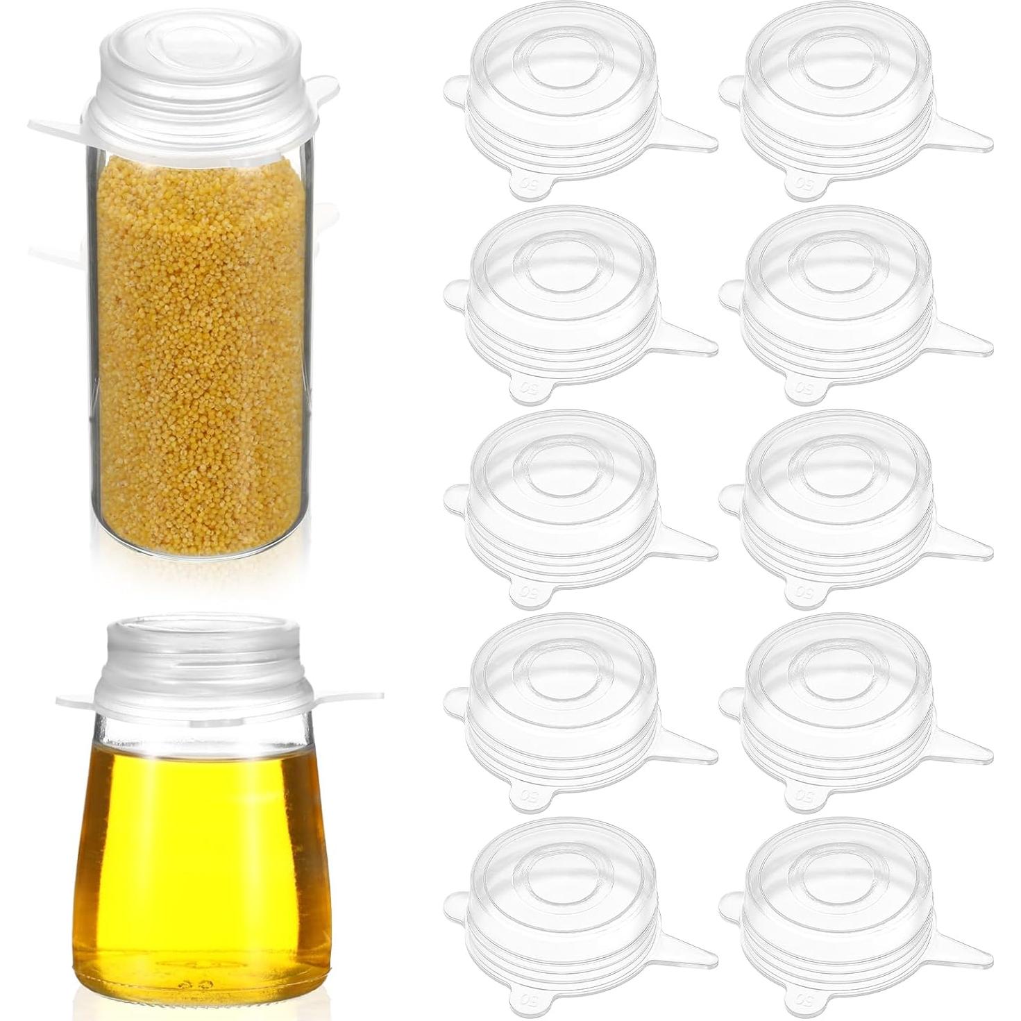 10 Tapas de Silicona Neyauo Estirables 5 cm Reutilizables