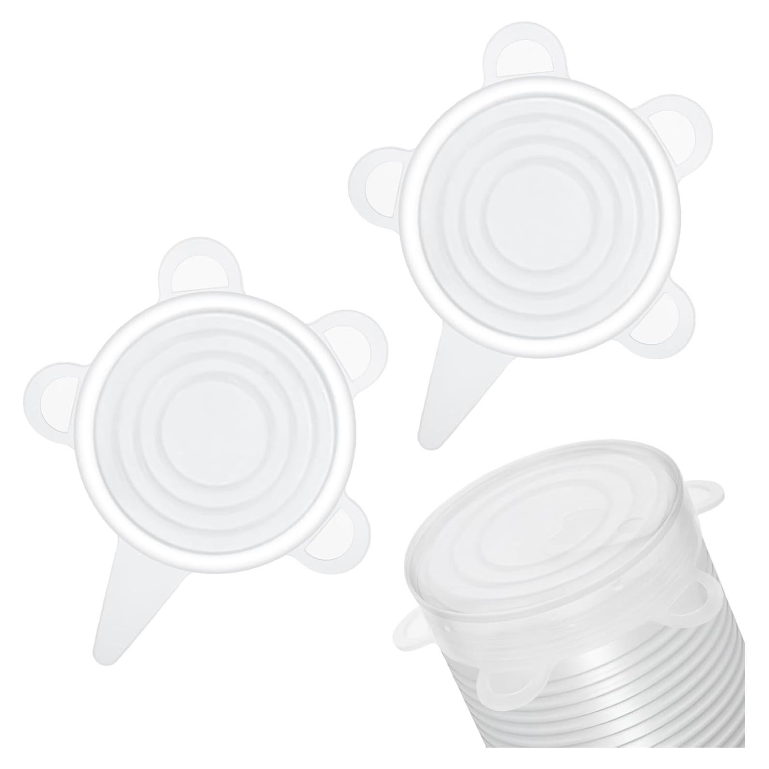 2 Tapas de Silicona Estirables Xinjoduz 9.5 cm Reutilizables