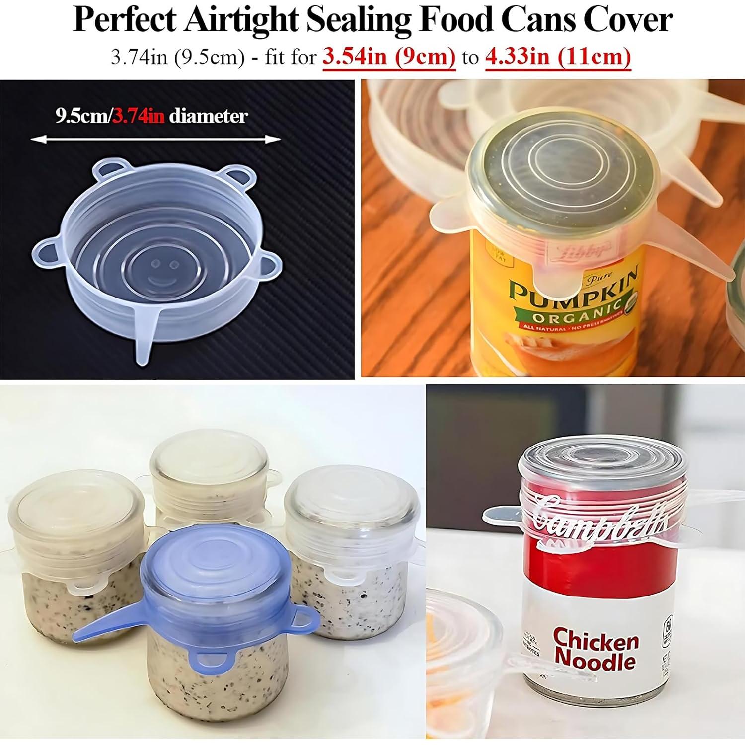 Tapa de Silicona Adpartner para Latas de Comida Mascotas - 10 Piezas