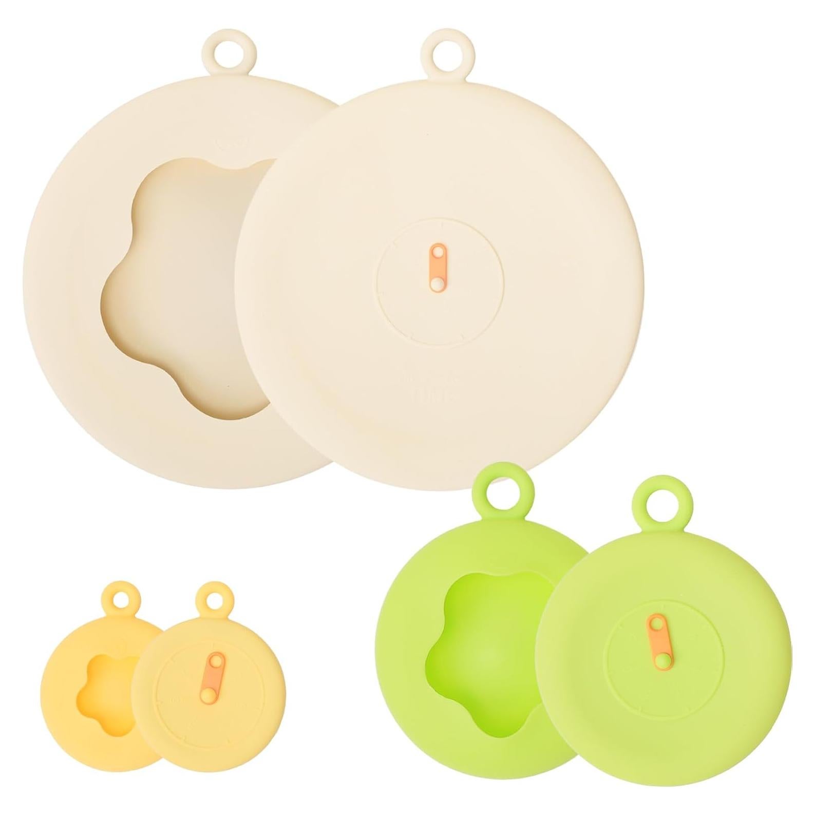 Tapas de Silicona Elásticas PiiiinkHot - 6 Pcs, 3 Tamaños