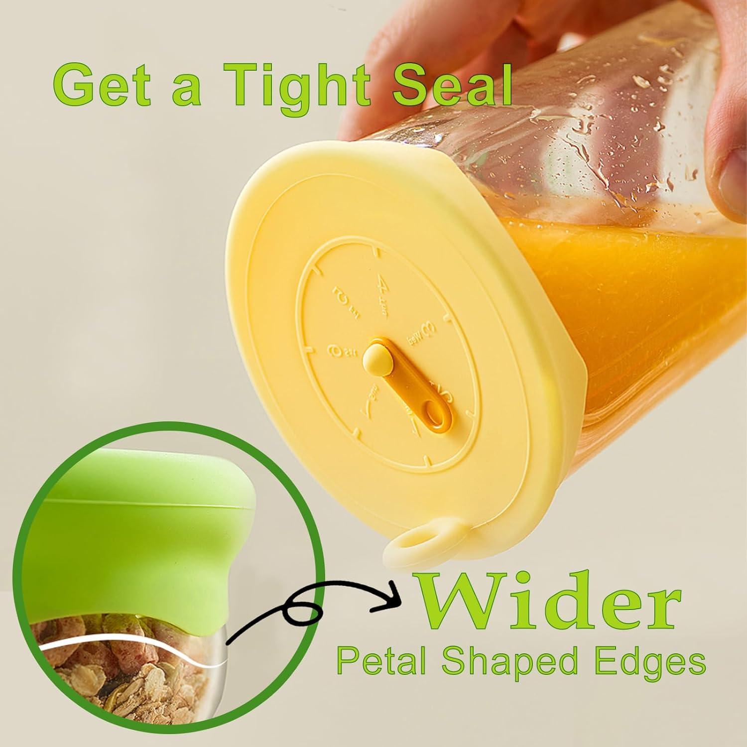 Tapas de Silicona Elásticas PiiiinkHot - 6 Pcs, 3 Tamaños