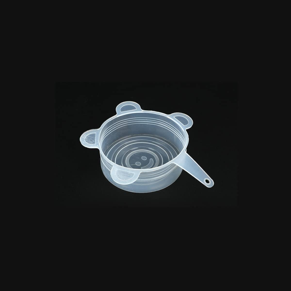 24 Tapas de Silicona Estirables Reutilizables BUHYUHB 6.5 cm