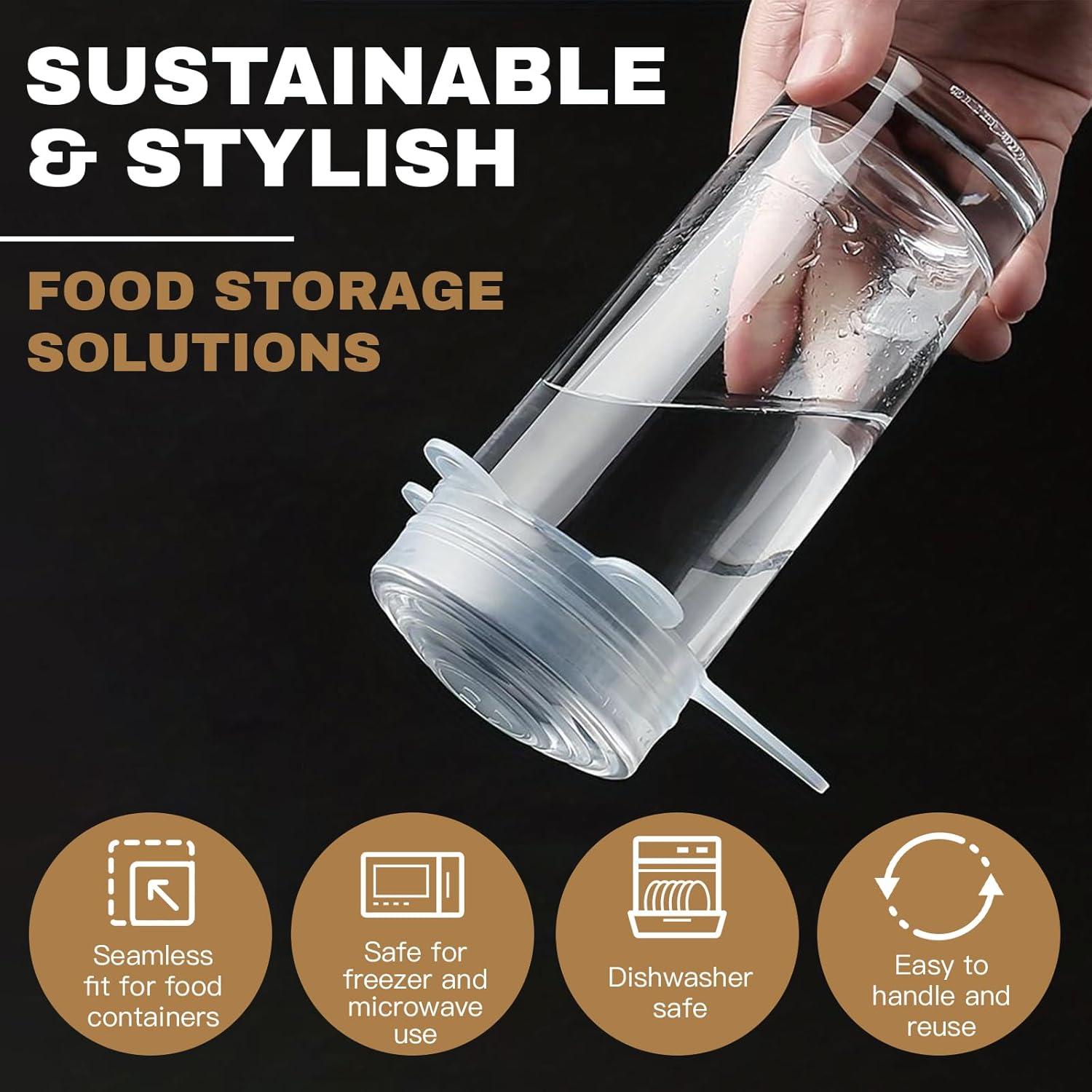 Set de 18 Tapas de Silicona Reutilizables Cubicozy - Herméticas