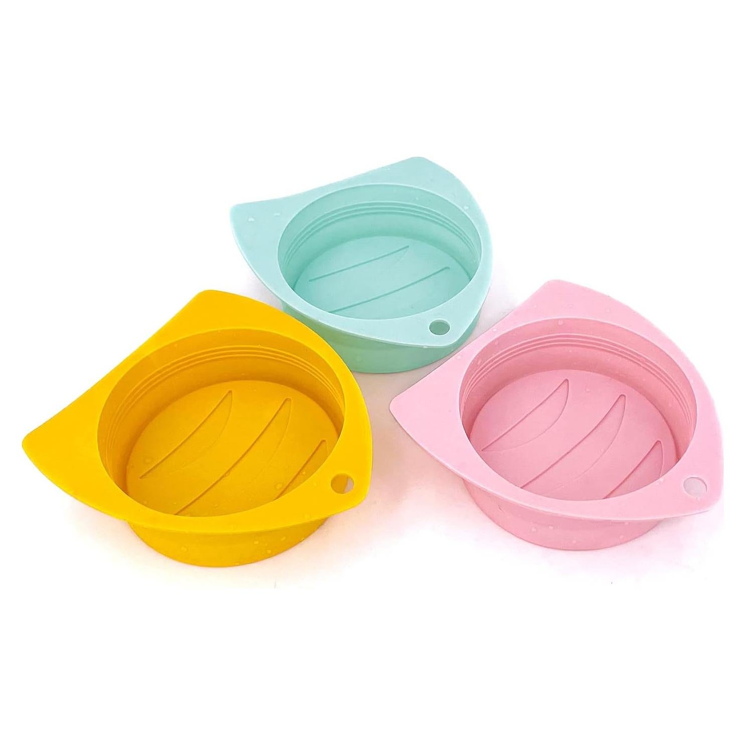 Paquete de 3 tapas de silicona reutilizables Kwispel 7.54 cm