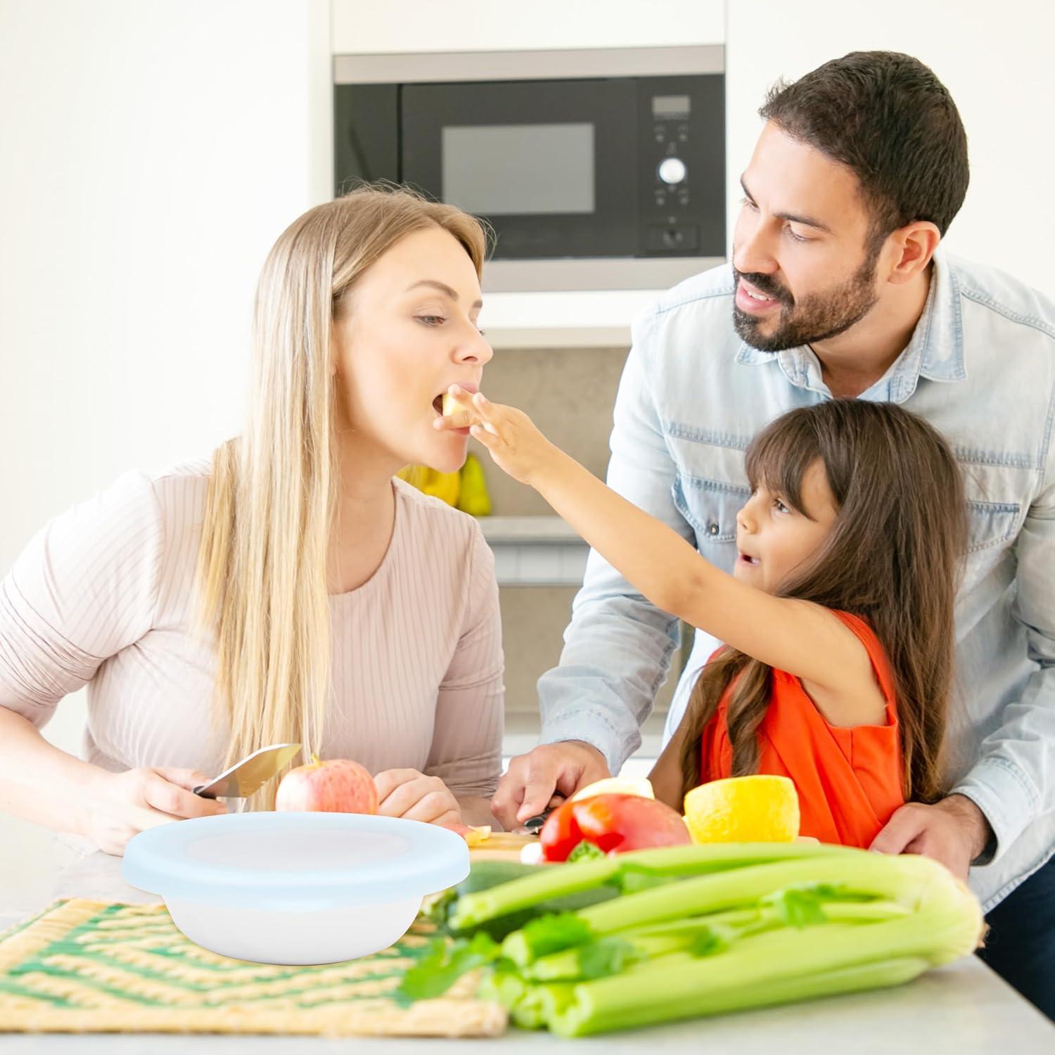 Paquete de 4 tapas de silicona Purekra para tazones 18 oz
