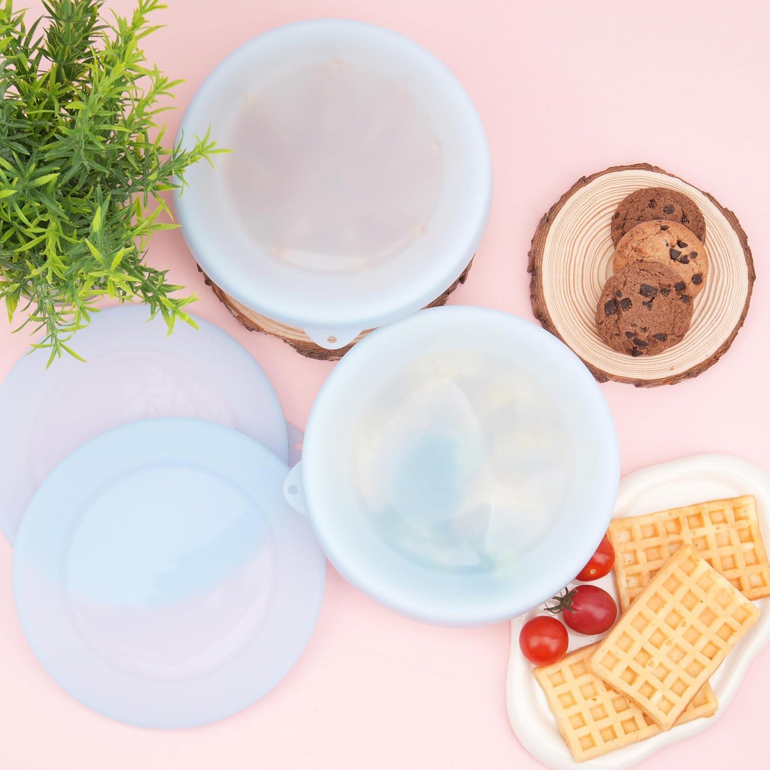 Paquete de 4 tapas de silicona Purekra para tazones 18 oz