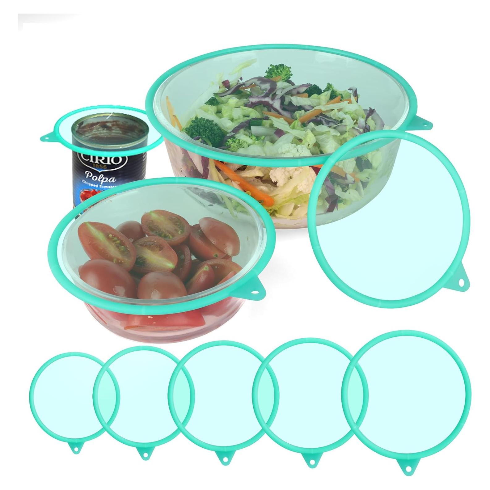 Tapas de Silicona Reutilizables Genérico 5PCS para Alimentos