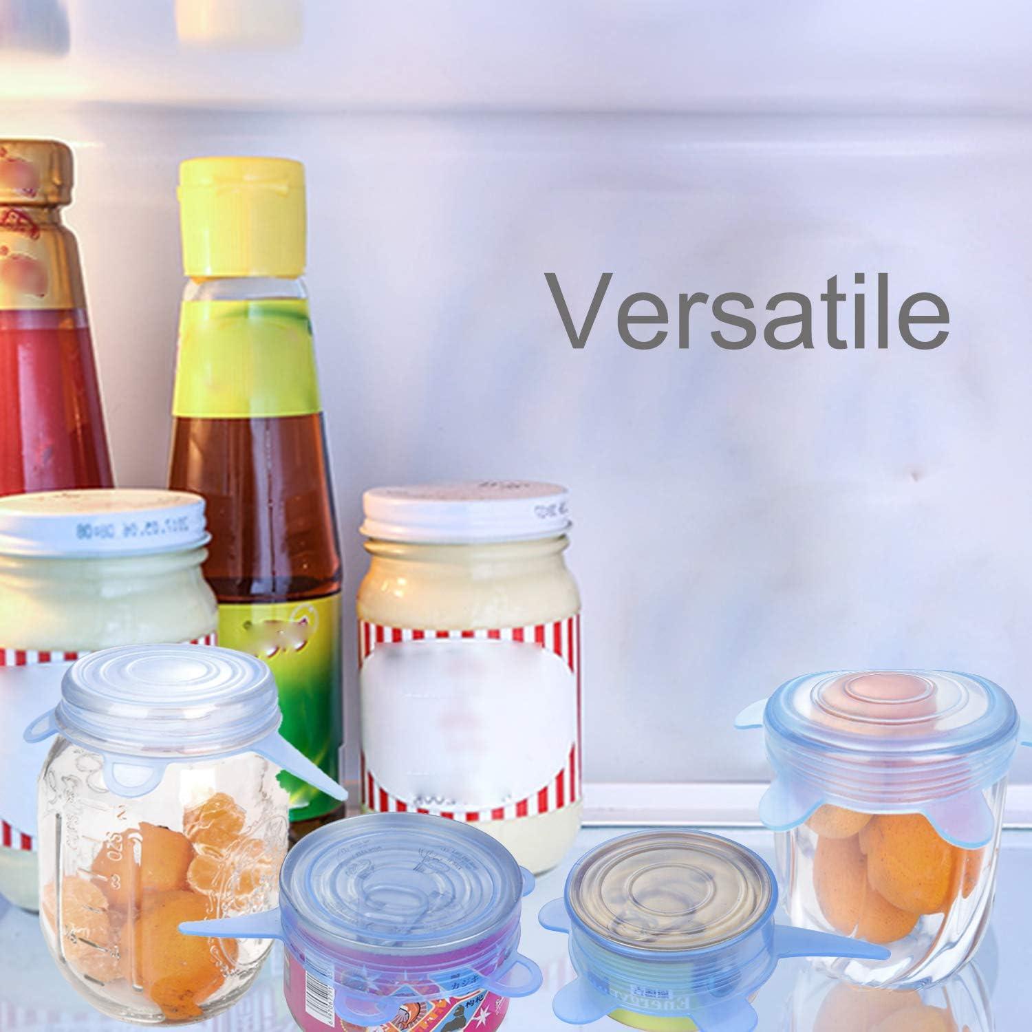 Tapa de Lata de Comida para Mascotas SLSON 6 Piezas Azul