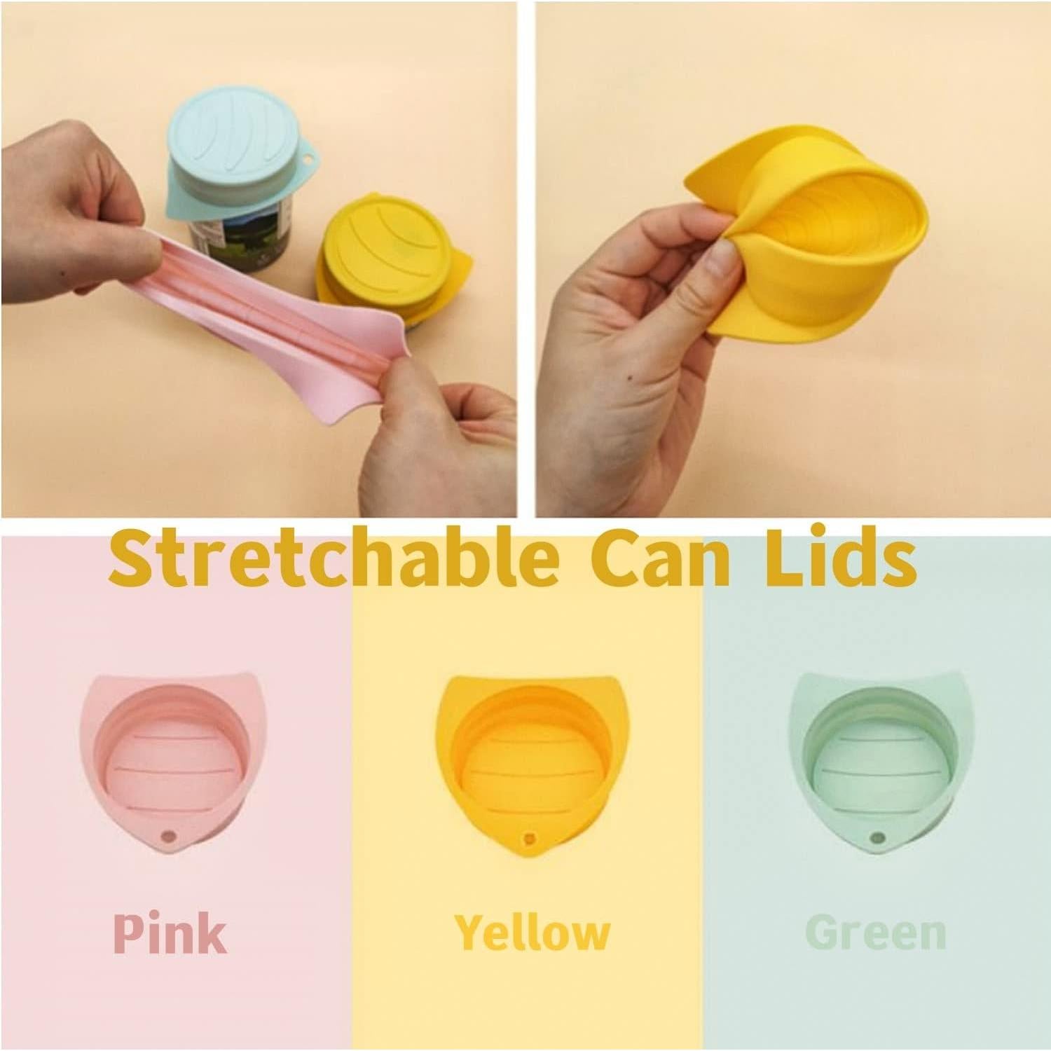 Tapa de Lata de Silicona PIPIPET 3 Pack para Mascotas