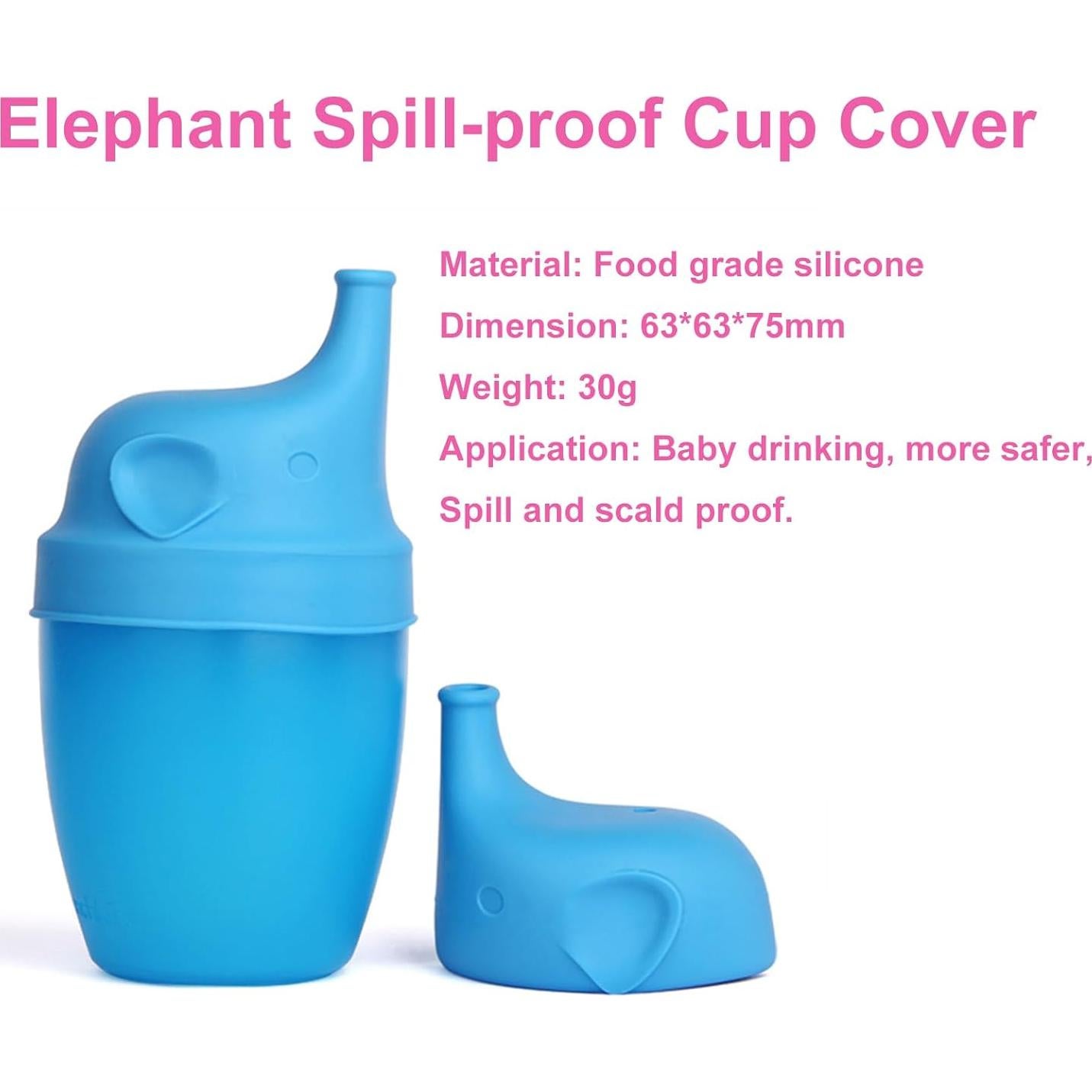 Paquete de 3 tapas de silicona VEAGINS para tazas con sorbete