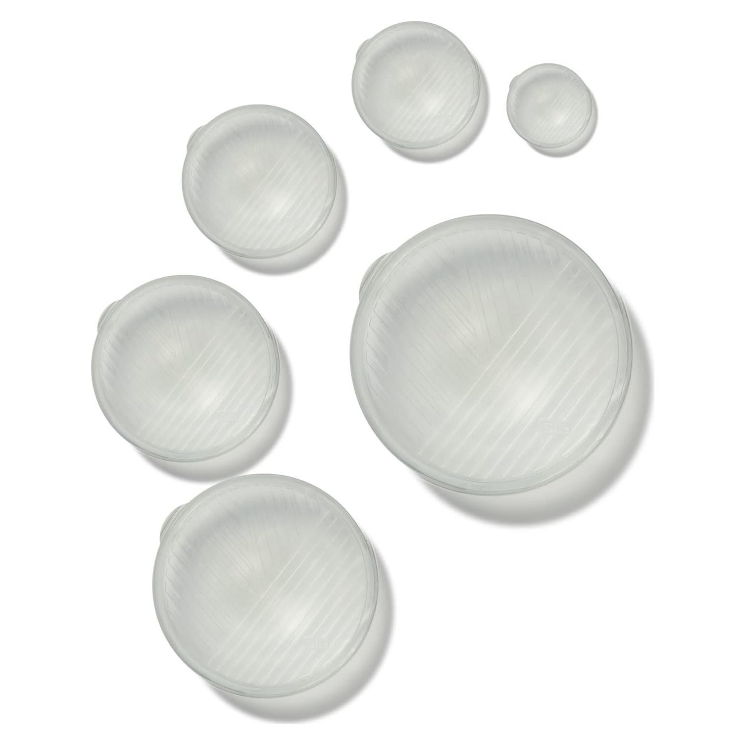 Tapas Reutilizables Estirables GIR 6 Piezas Redondas Escarcha