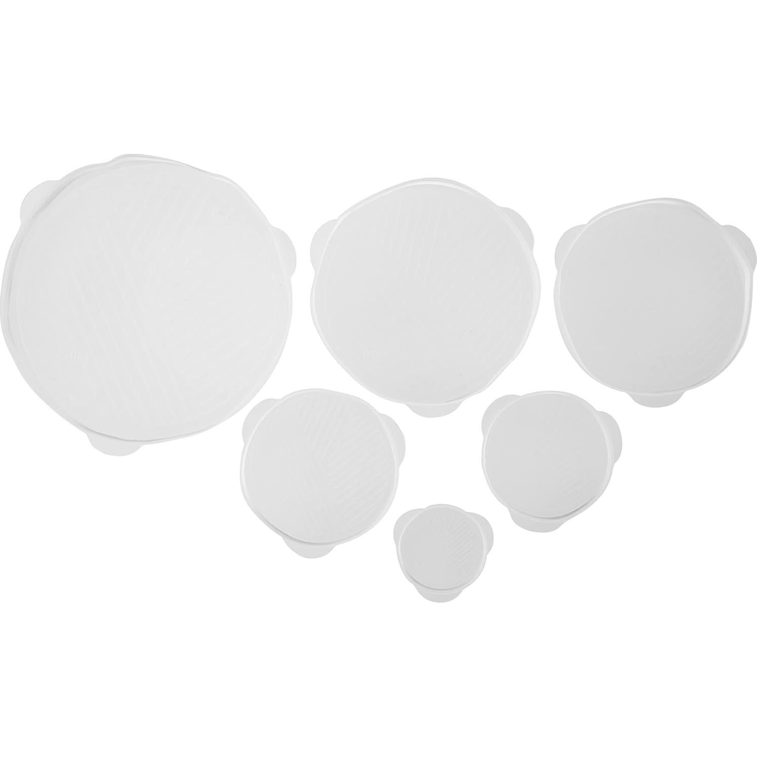 Tapas Reutilizables Estirables GIR 6 Piezas Redondas Escarcha