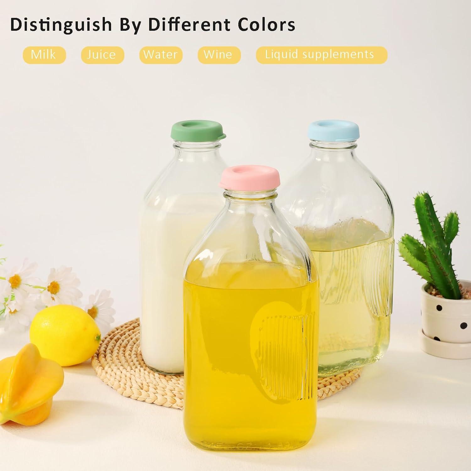 Paquete de 8 tapas de silicona BAOBAOJOY 48mm reutilizables