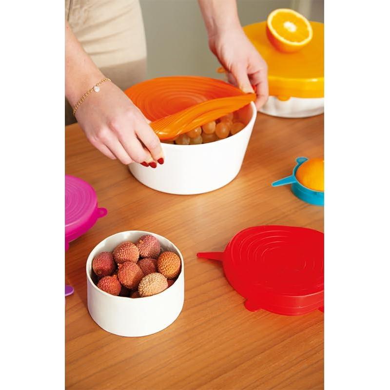 Juego de 6 Cubiertas de Silicona WD Lifestyle - Ecológicas y Flexibles