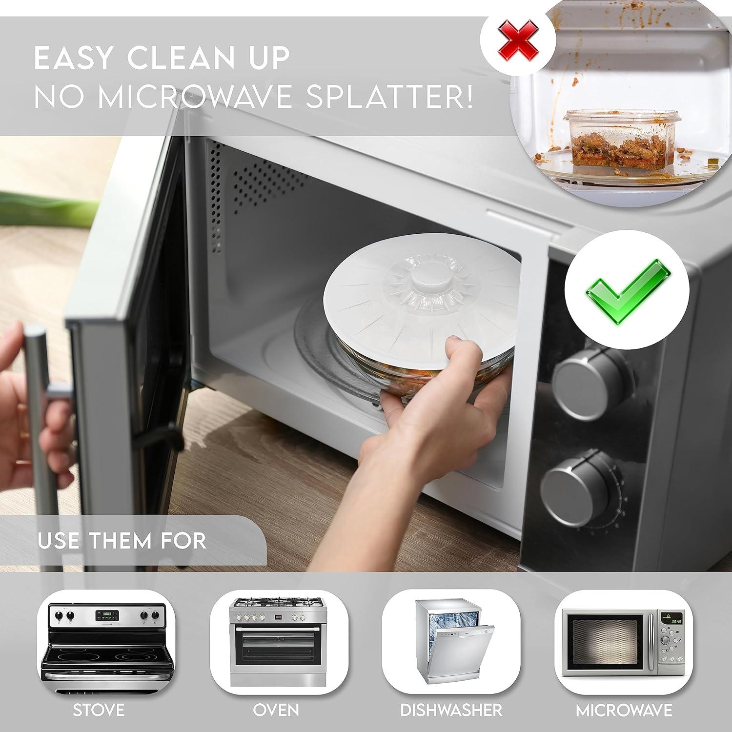 Juego de 5 Tapas de Silicona Perfecto y Simple para Tazones