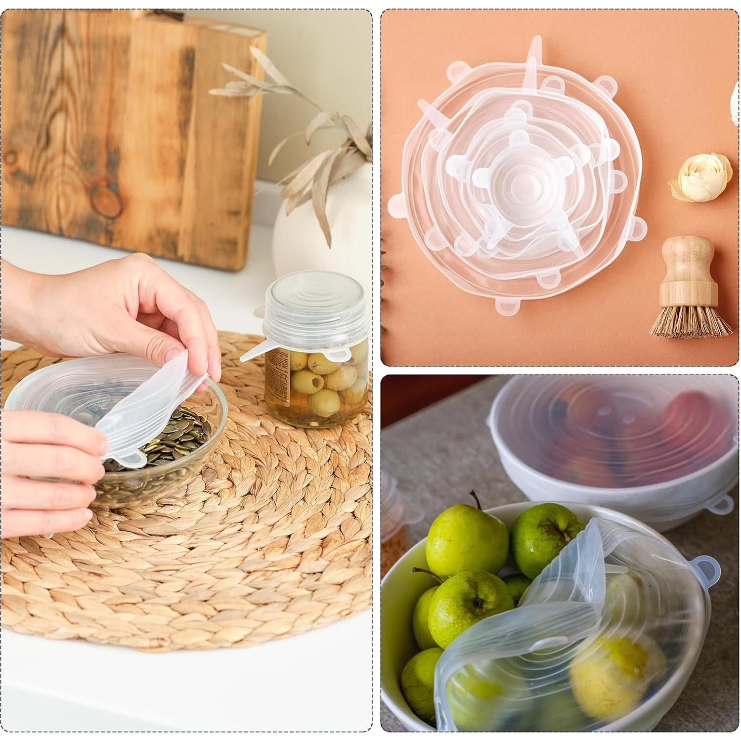 Tapas de Silicona Reutilizables uxcell - 2 Juegos Azul