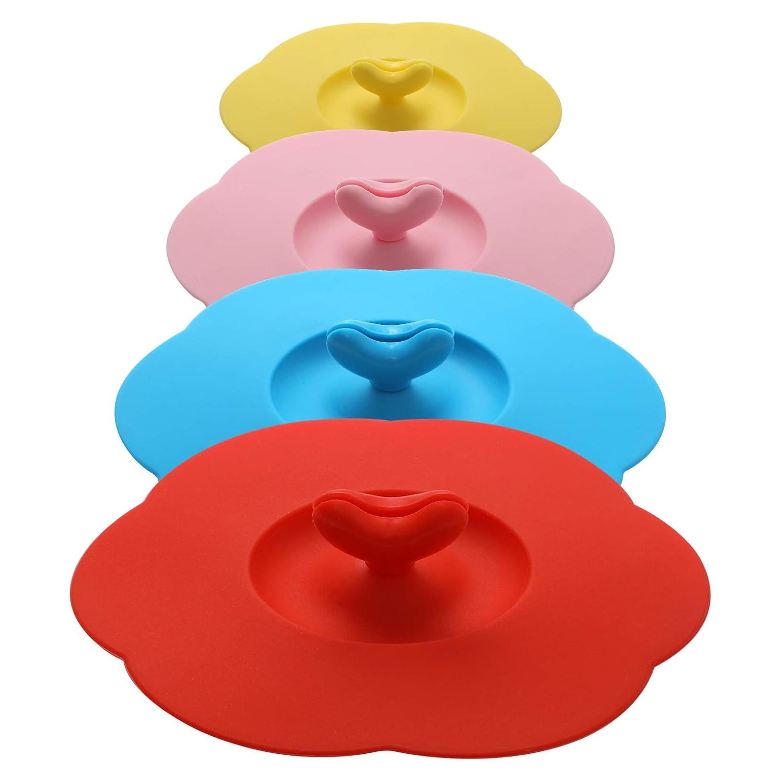 Cubiertas de Silicona Keweilian para Tazas - Juego de 4 Unidades